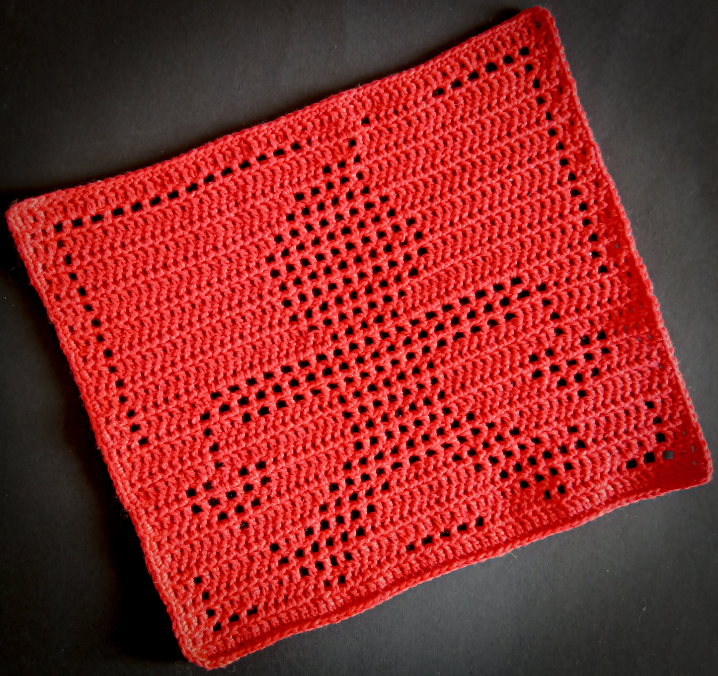 Decorating Elf Dishcloth ENGLISH Crochet pattern