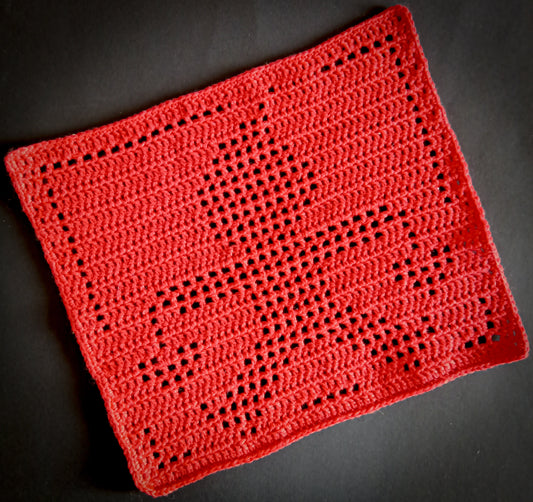 Pyntenisse Karklud DANSK hæklet Opskrift