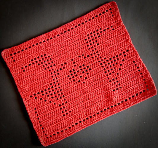 Julenisse Karklud DANSK Hækle Opskrift