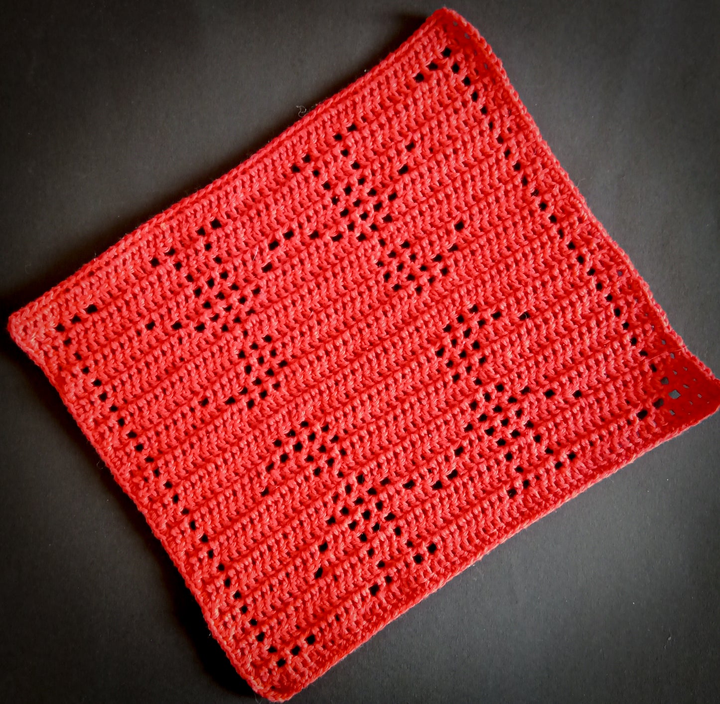 Elf Party Dishcloth ENGLISH Crochet pattern