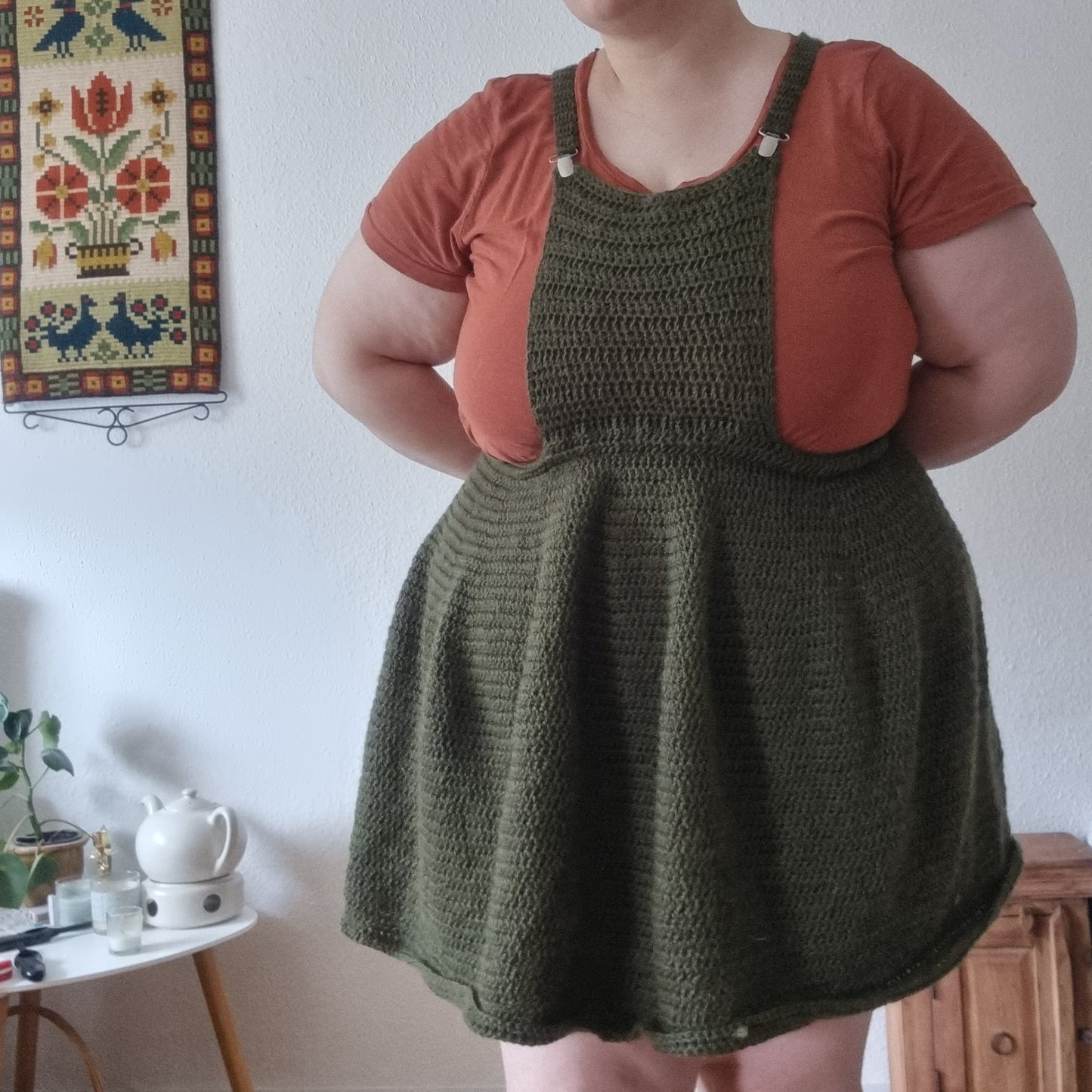 All Fit Jumper Skirt DANSK hækleopskrift