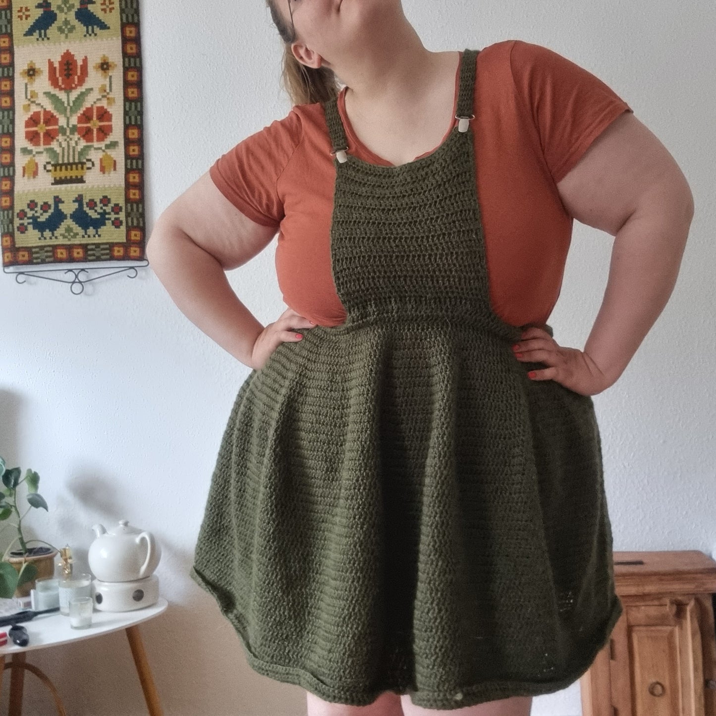 All Fit Jumper Skirt DANSK hækleopskrift