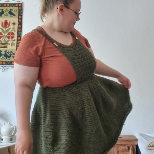 All Fit Jumper Skirt DANSK hækleopskrift