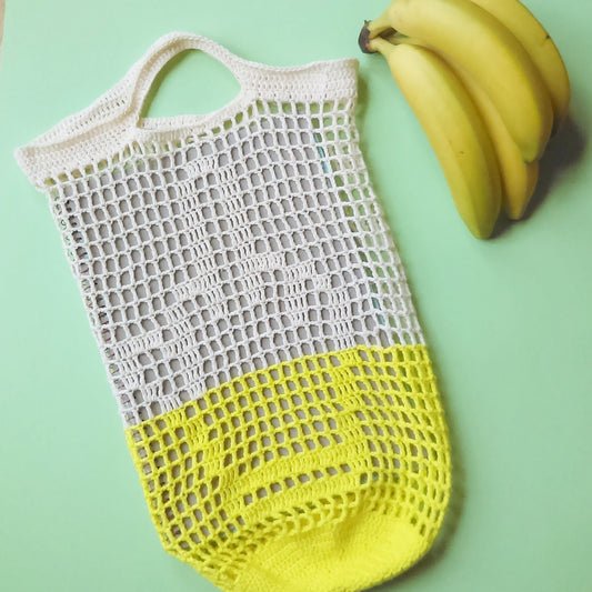 Bad Ass Indkøbstaske DANSK hækle opskrift