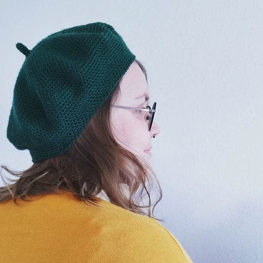 Bare en Baret DANSK Hæklet opskrift