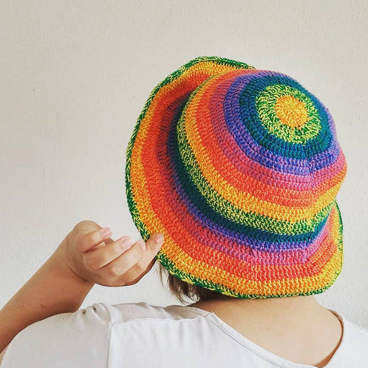 Beaming Bucket Hat ENGLISH Crochet pattern